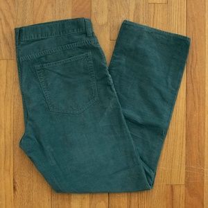 Men J. Crew Corduroy Pants Straight Fit 33x30